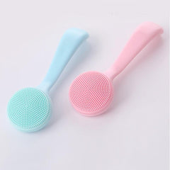 Handheld Silicone Facial Cleansing Brush for Skincare