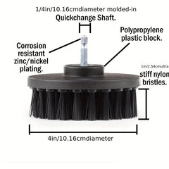 1pc Drill Brush Head Multipurpose Power Cleaning Scrub Brush