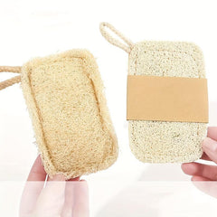 Loofah Dishwashing Brush Pot Loofah Sponge Brush Natural