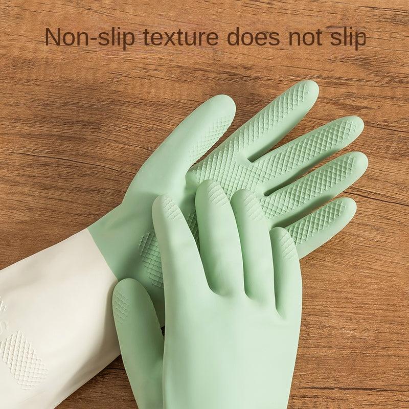 Housework Dishwashing Gloves Waterproof Kitchen Brush Pot Washing