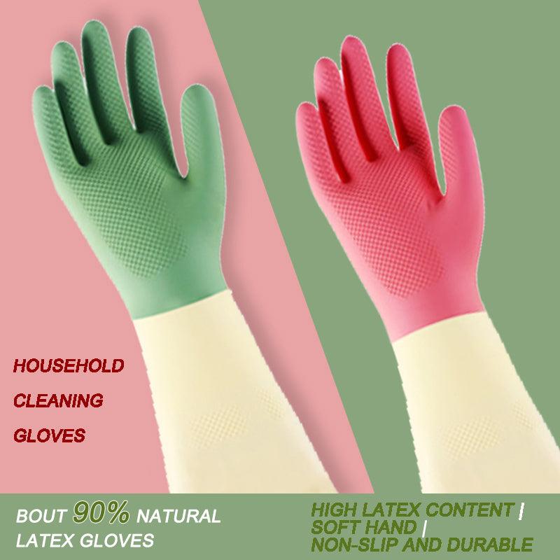 Housework Dishwashing Gloves Waterproof Kitchen Brush Pot Washing