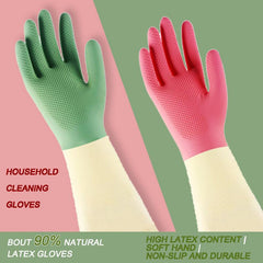 Housework Dishwashing Gloves Waterproof Kitchen Brush Pot Washing