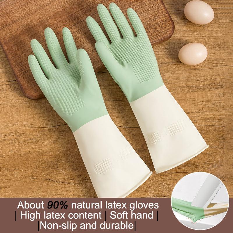 Housework Dishwashing Gloves Waterproof Kitchen Brush Pot Washing