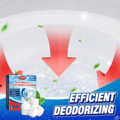 12pcs Automatic Toilet Bowl Cleaners With Bleach