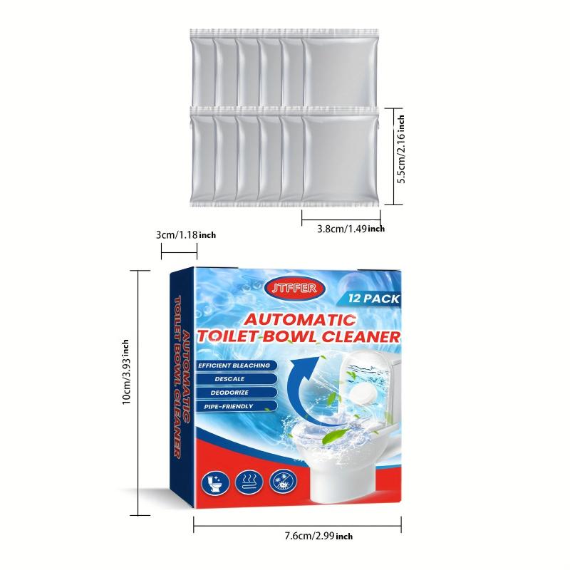 12pcs Automatic Toilet Bowl Cleaners With Bleach