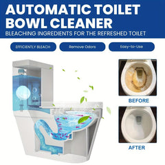 12pcs Automatic Toilet Bowl Cleaners With Bleach