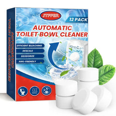 12pcs Automatic Toilet Bowl Cleaners With Bleach