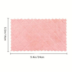 Microfiber Dish Cloths Double-sided Towels Soft Absorbent Strong Stain Removal