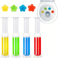 Toilet Gel Stamp Kit - 9pcs - 4 Scents - Bathroom Deodorizer - Air Freshener