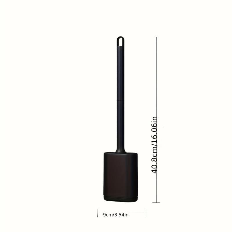 Double Sided Rubber Toilet Brush with Removable Handle