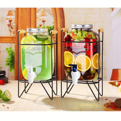 4 Pack Reusable Water Bottle Jug Spigot BPA Dispenser