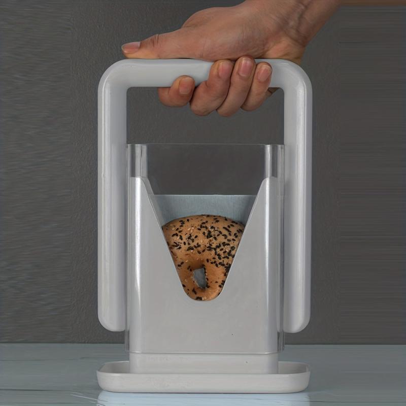Stainless Steel Bagel Slicer Guillotine Universal Cutter
