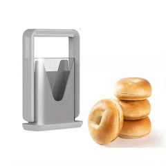 Stainless Steel Bagel Slicer Guillotine Universal Cutter