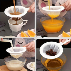Soy Milk Filter Baby Food Juice Wine Coffee Kitchen Utensil