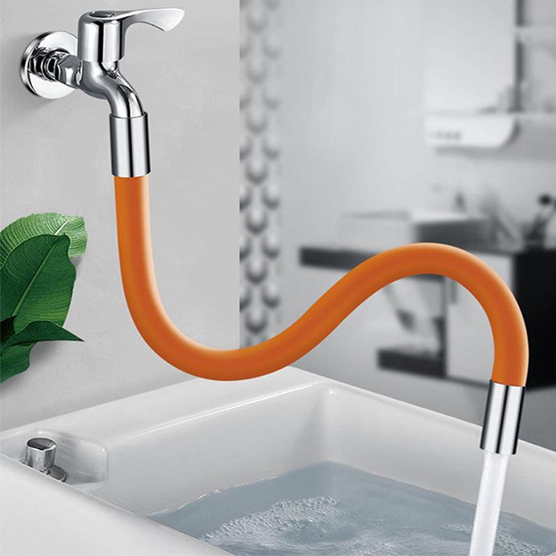 Faucet Extender 360 Rotation 2.54 5.08cm Bathroom Splashproof Tube Adapter