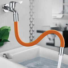 Faucet Extender 360 Rotation 2.54 5.08cm Bathroom Splashproof Tube Adapter