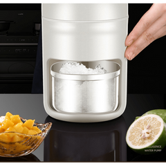 Shaved Ice Maker Manual Slushie Machine Snow Cone Fruit Smoothie Mini Ice Shaver