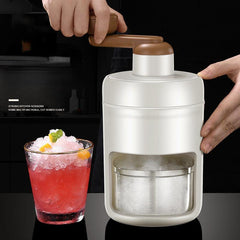 Shaved Ice Maker Manual Slushie Machine Snow Cone Fruit Smoothie Mini Ice Shaver