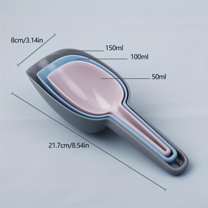 3pcs Ice Spoon Sundries Spoon Flour Spoon