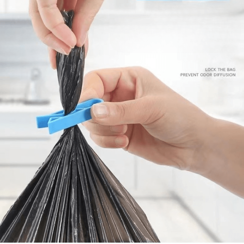 5pcs Non Slip Trash Can Clip for Kitchen & Home Use