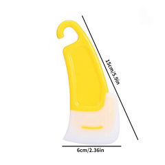 4pcs Kitchen Cleaning Scraper for Pot Stove Hood Degreasing Baking Cake Cream