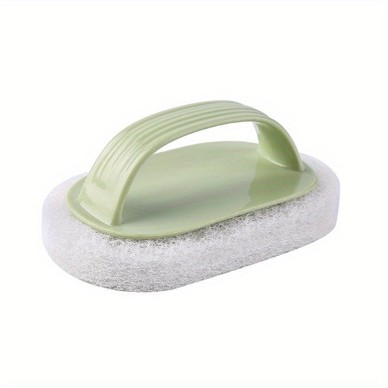 Scrub Pad With Handle Scouring Pad Brush Kitchen Cleaning