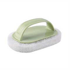 Scrub Pad With Handle Scouring Pad Brush Kitchen Cleaning