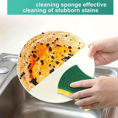 8pcs Double Sided Scouring Pad for Household Cleaning