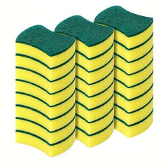 8pcs Double Sided Scouring Pad for Household Cleaning
