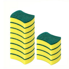 8pcs Double Sided Scouring Pad for Household Cleaning