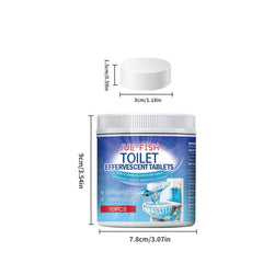 10pcs Automatic Toilet Bowl Cleaners With Bleach