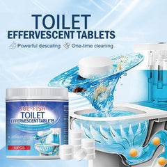 10pcs Automatic Toilet Bowl Cleaners With Bleach