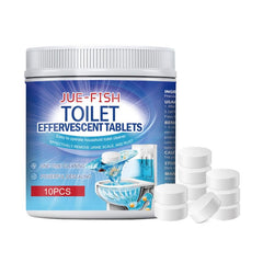 10pcs Automatic Toilet Bowl Cleaners With Bleach