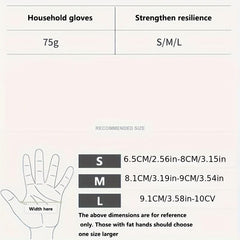 Durable Cleaning Gloves Keep Warm Latex Protective Perfect for Kitchen Bath