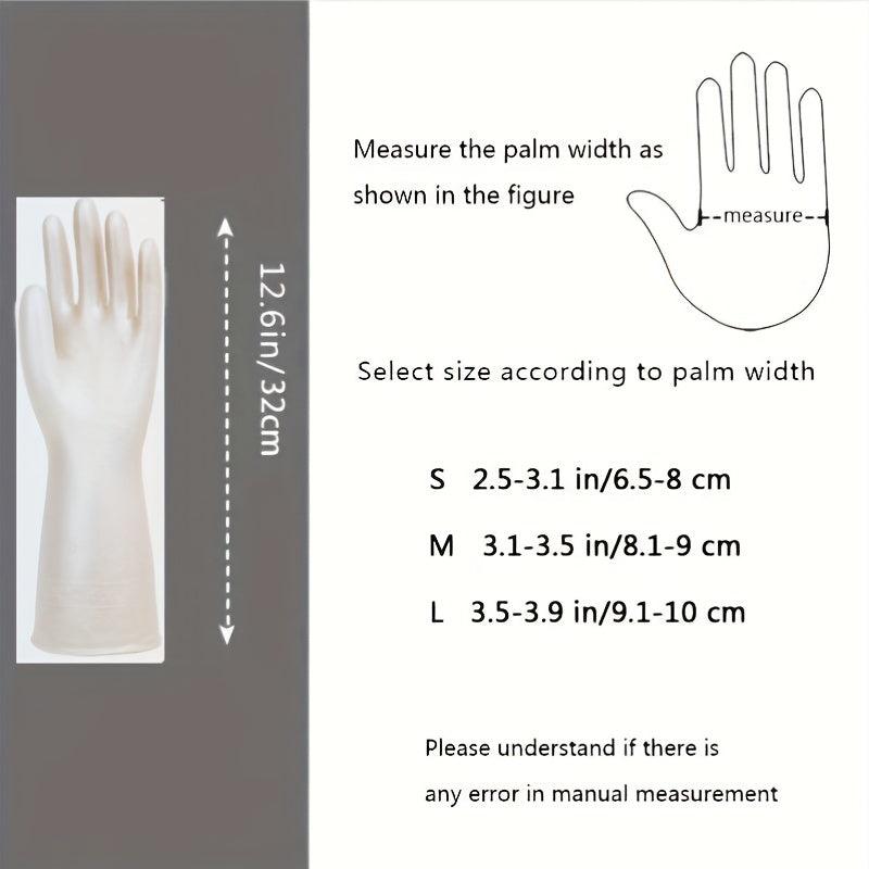 Durable Cleaning Gloves Keep Warm Latex Protective Perfect for Kitchen Bath