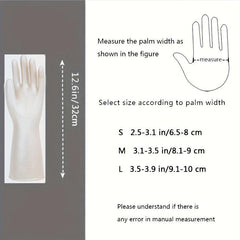Durable Cleaning Gloves Keep Warm Latex Protective Perfect for Kitchen Bath
