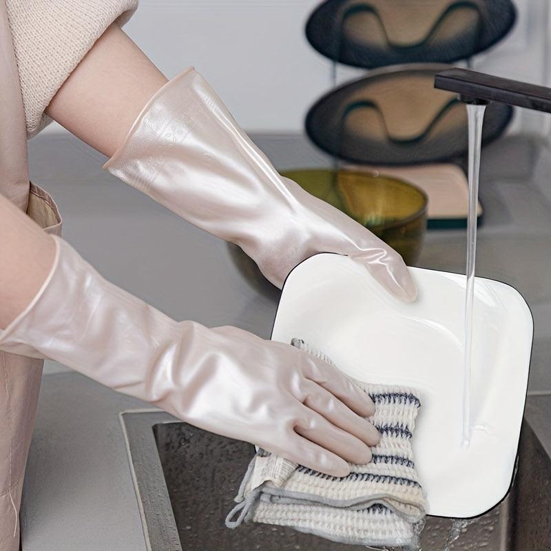 Durable Cleaning Gloves Keep Warm Latex Protective Perfect for Kitchen Bath