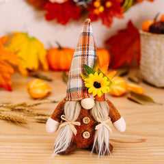 Sunflower Gnomes Plush Garden Spring Scandinavian Tomte Decor