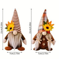 Sunflower Gnomes Plush Garden Spring Scandinavian Tomte Decor