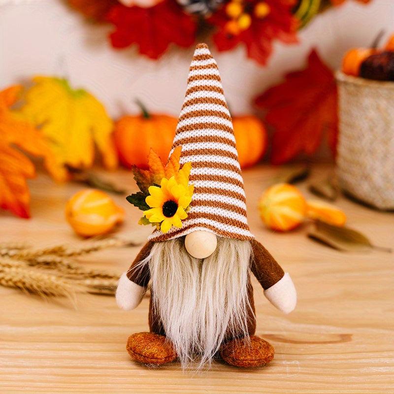 Sunflower Gnomes Plush Garden Spring Scandinavian Tomte Decor