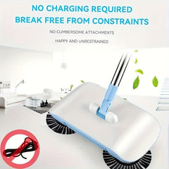 Automatic Sweeping Robot with Dustpan Set 2 in 1, Perfect Gift for Home Cleaning