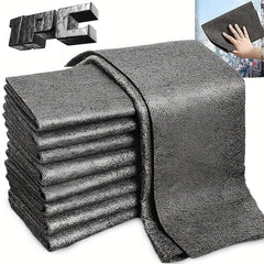 Magic Glass Wiping Rags for Home, Car, Kitchen, Bathroom - Set