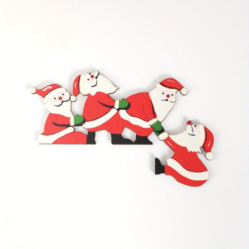Christmas Wooden Corner Door Frame Ornament 7.87x5.51 Decor Holiday Accessory