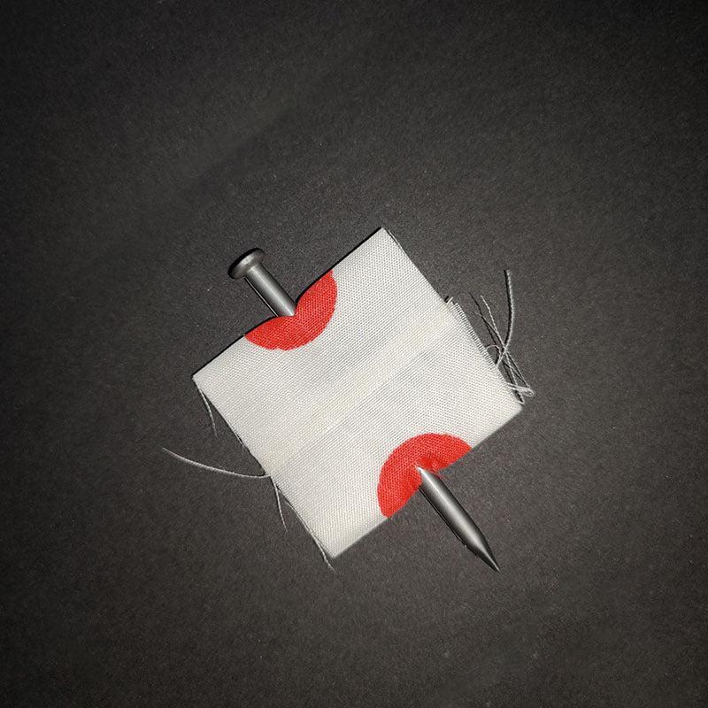 3pcs Halloween Nail Through Finger Prank Prop