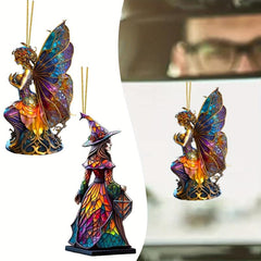 Christmas Tree Hanging Ornaments Acrylic Car Hanging Ornaments
