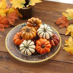Halloween Foam Ornaments 3 Pumpkin Style Decor