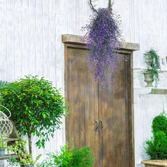 Golden Willow Artificial Plant UV Resistant Hanging Wall Decor