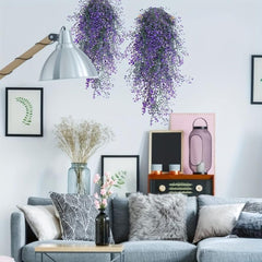 Golden Willow Artificial Plant UV Resistant Hanging Wall Decor