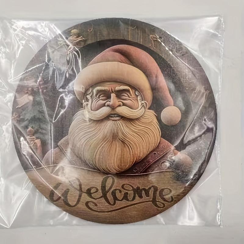 Wooden Door Hangings MERRY CHRISTMAS Tree Decoration