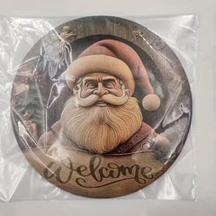 Wooden Door Hangings MERRY CHRISTMAS Tree Decoration